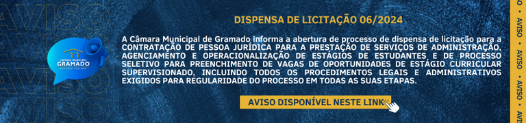 AVISO DE DISPENSA DE LICITAÇÃO 06/2024