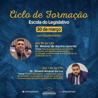 Escola do Legislativo promove Ciclo de Formação para parlamentares e servidores em Gramado